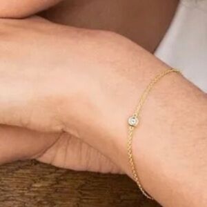 NEW Marrin Costello Soleil Bracelet - 14k gold-plated silver, white topaz